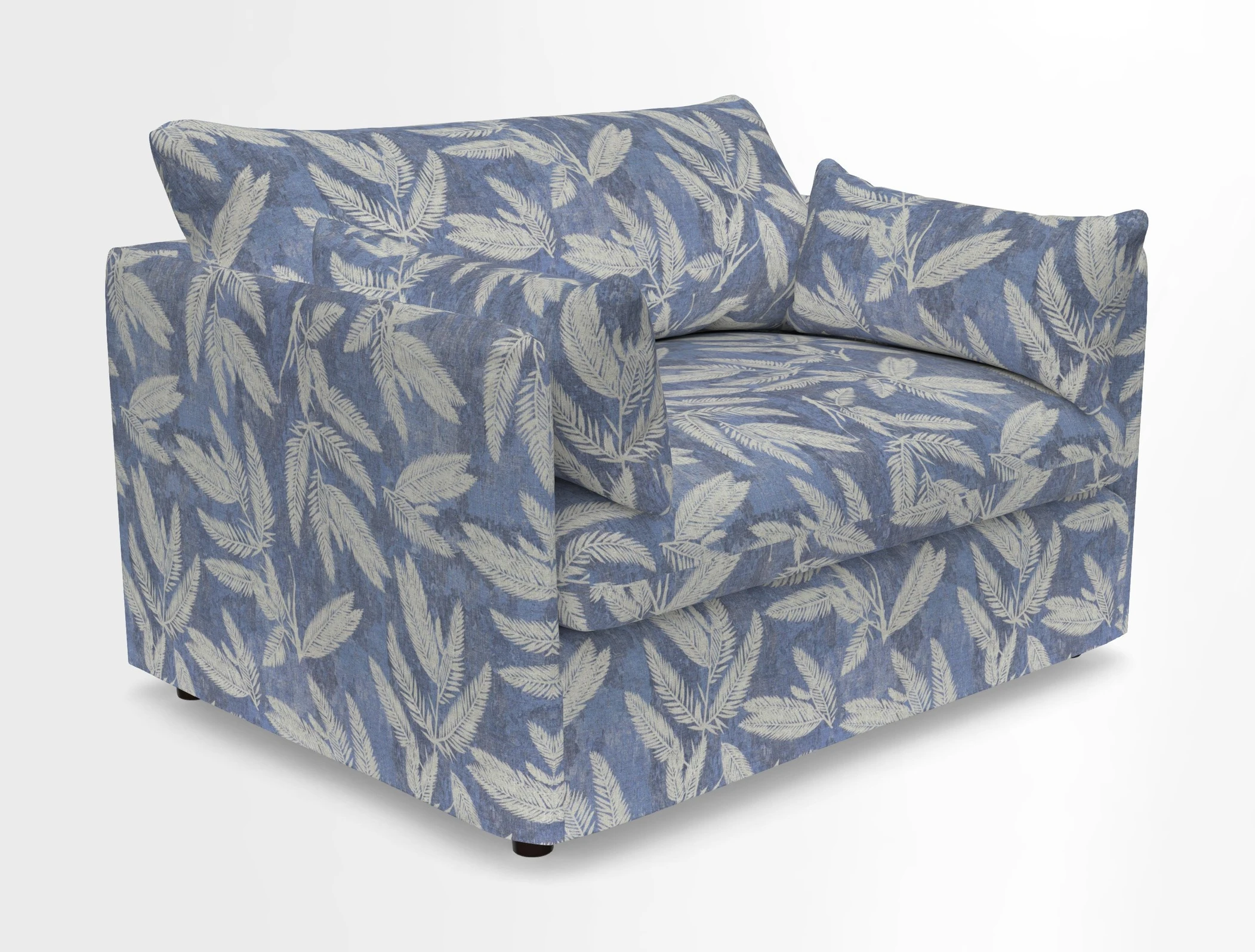 Madehurst Snuggler in Two Tone Plain Biscuit. Loose cover option available