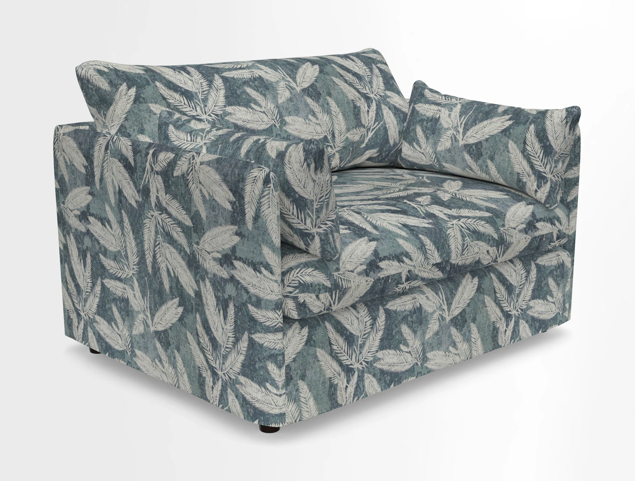 Madehurst Snuggler in Two Tone Plain Biscuit. Loose cover option available