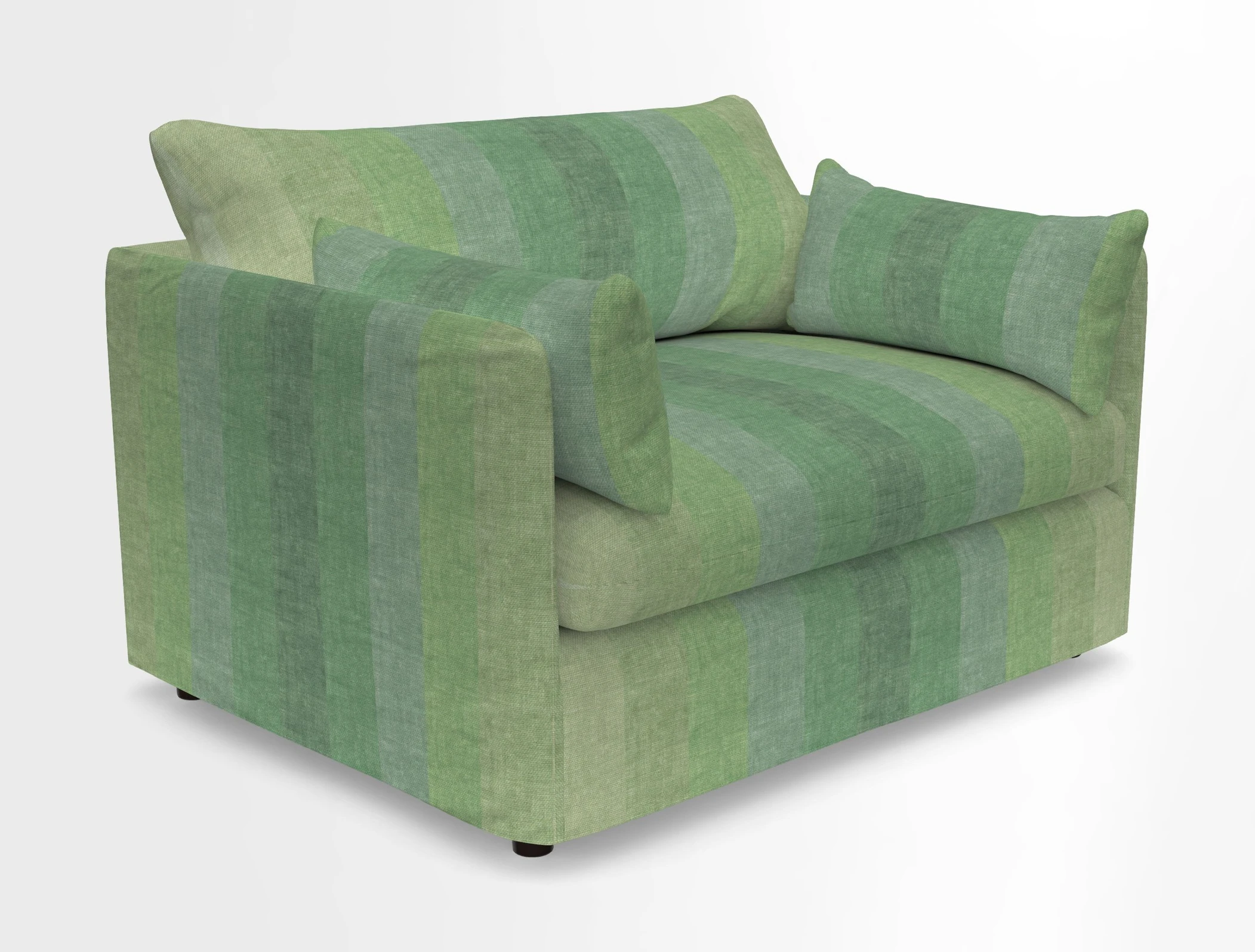 Madehurst Snuggler in Two Tone Plain Biscuit. Loose cover option available