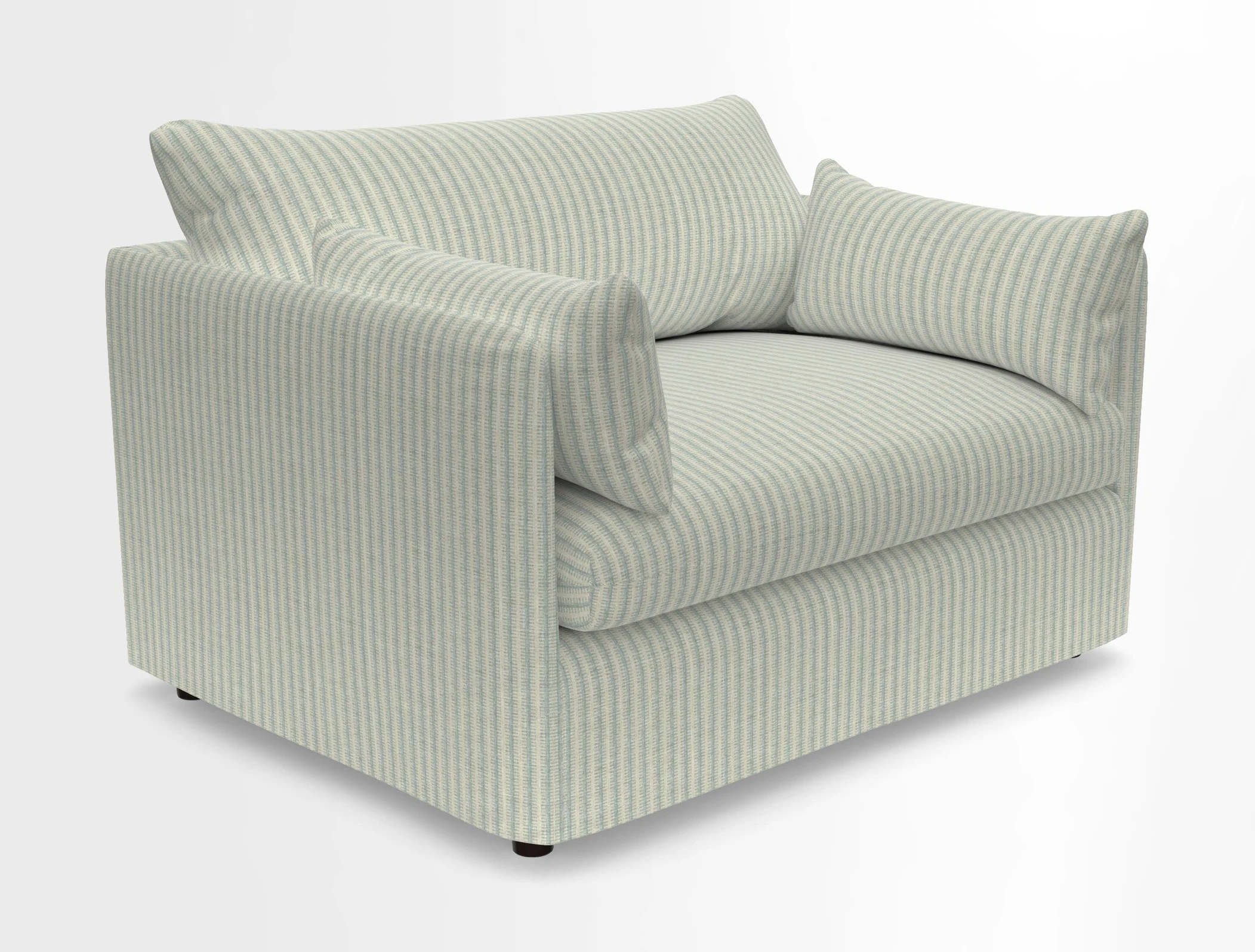Madehurst Snuggler in Two Tone Plain Biscuit. Loose cover option available