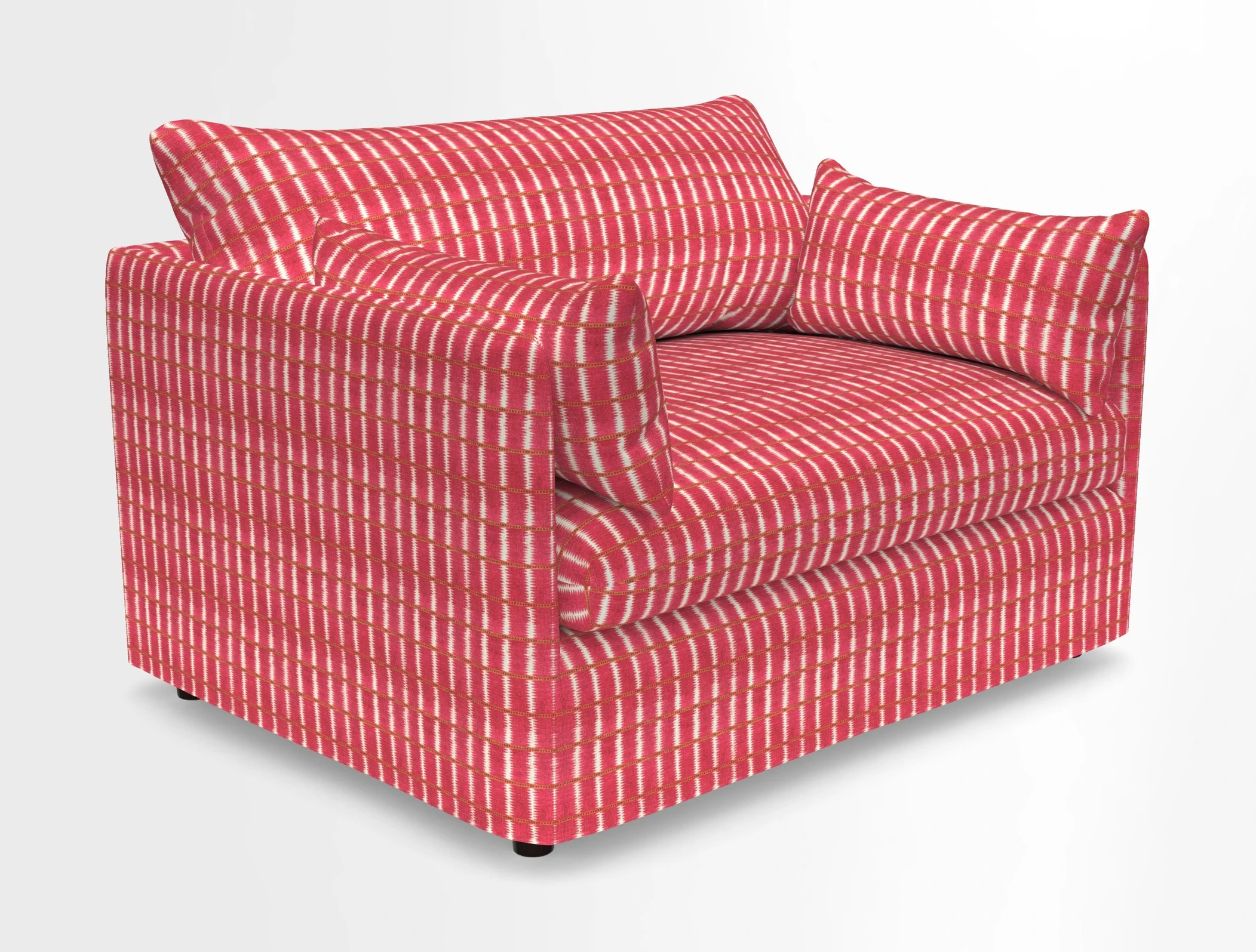 Madehurst Snuggler in Two Tone Plain Biscuit. Loose cover option available