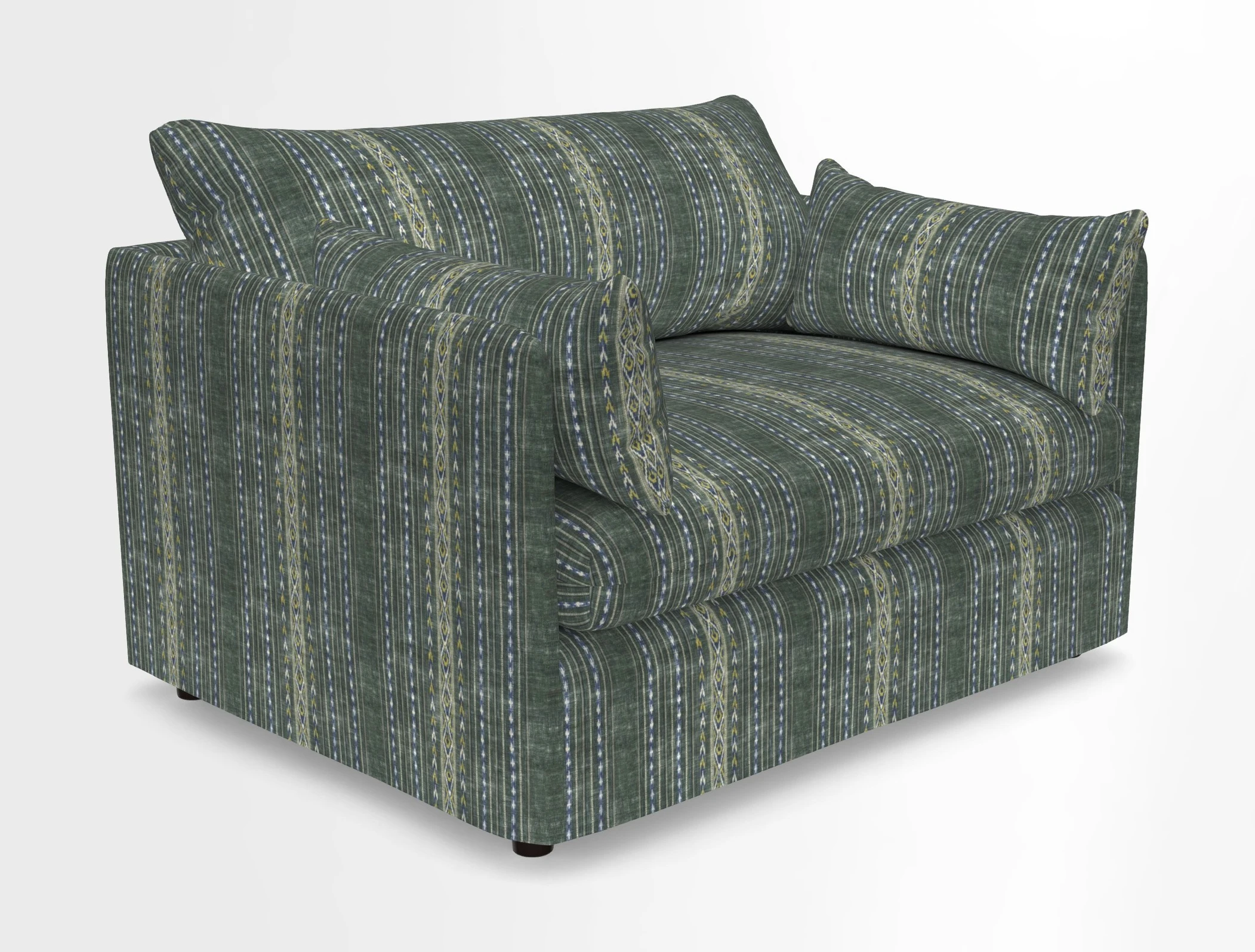 Madehurst Snuggler in Two Tone Plain Biscuit. Loose cover option available
