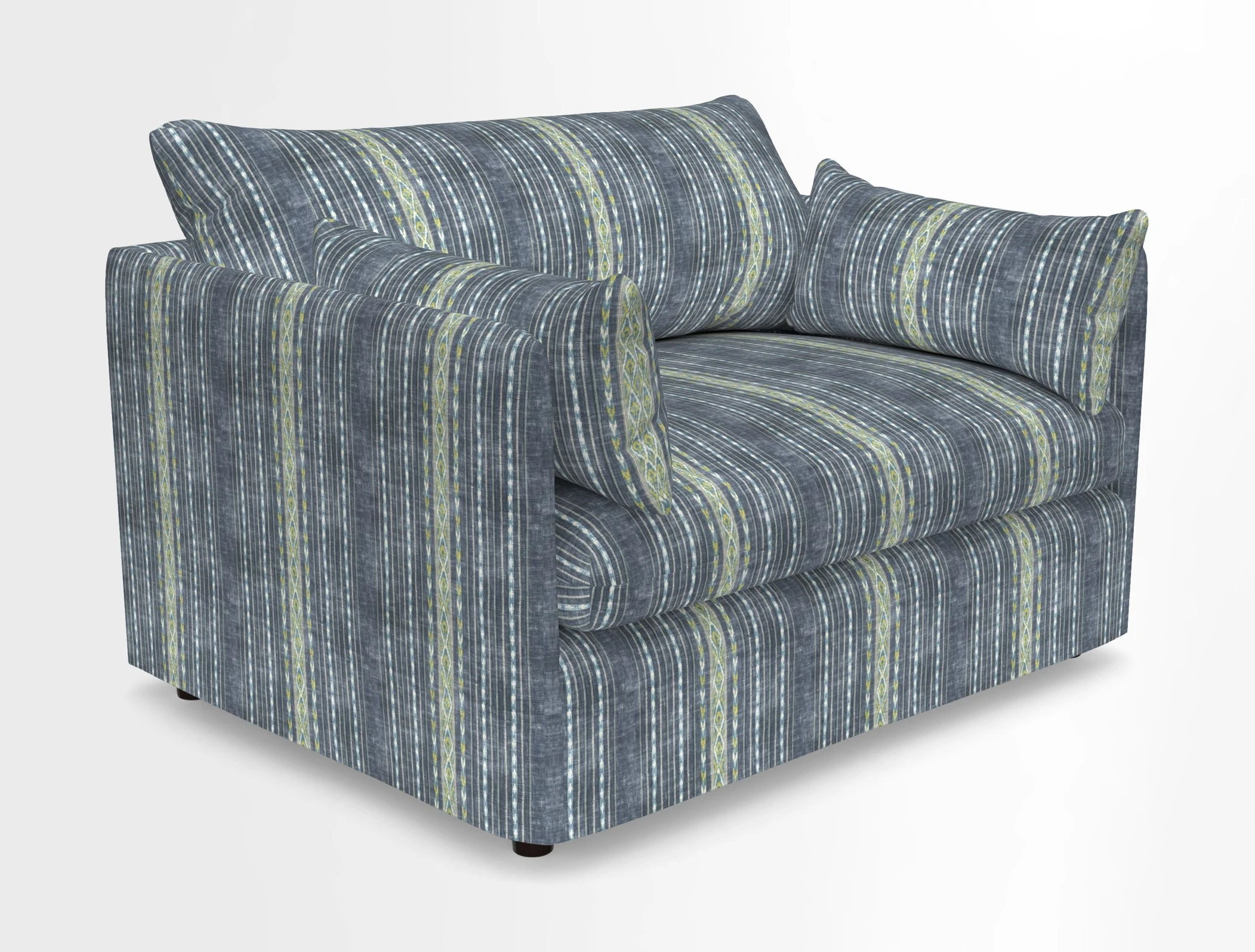 Madehurst Snuggler in Two Tone Plain Biscuit. Loose cover option available