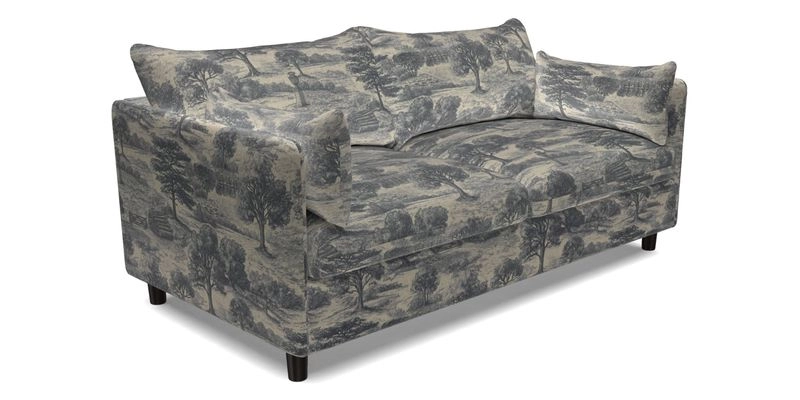 Madehurst 3 Seater Sofa in House Plain Sky. Loose cover option available