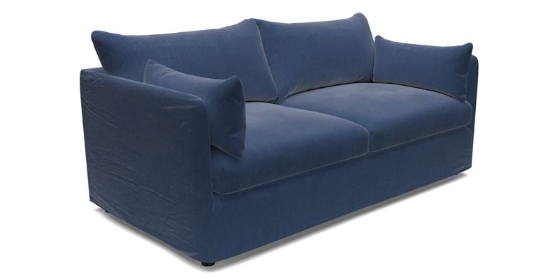 Madehurst 3 Seater Sofa in House Plain Sky. Loose cover option available