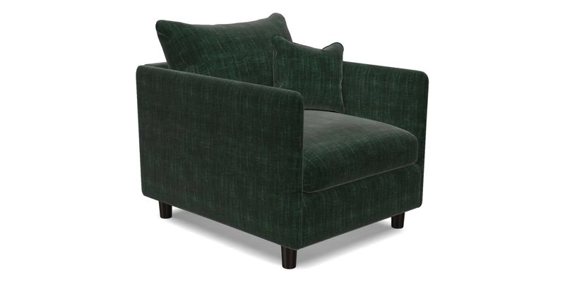 Madehurst Chair in Two Tone Plain Biscuit. Loose cover option available