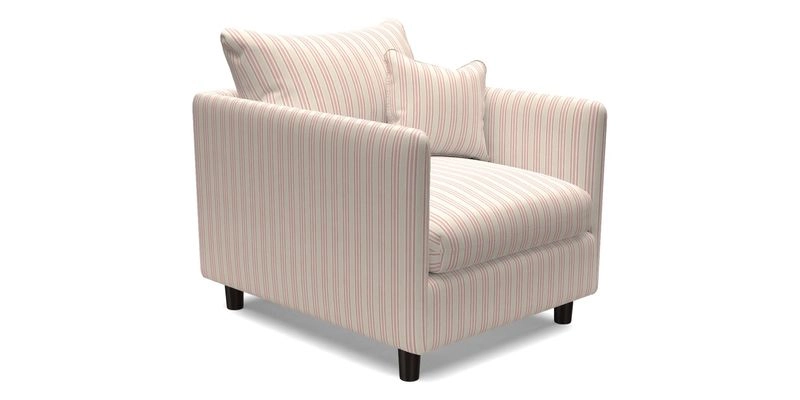 Madehurst Chair in Two Tone Plain Biscuit. Loose cover option available