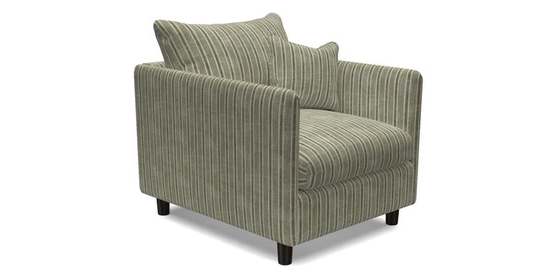 Madehurst Chair in Two Tone Plain Biscuit. Loose cover option available