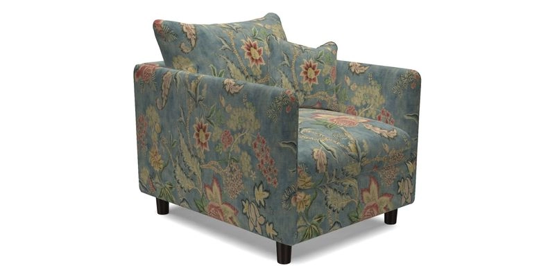 Madehurst Chair in Two Tone Plain Biscuit. Loose cover option available