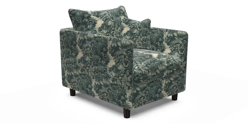 Madehurst Chair in Two Tone Plain Biscuit. Loose cover option available