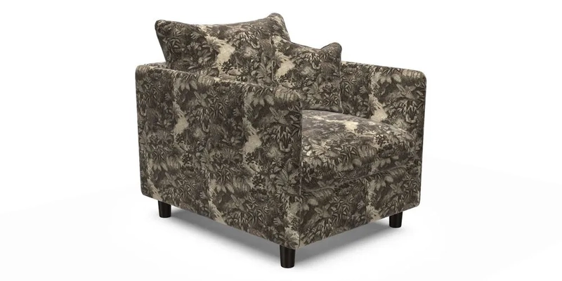 Madehurst Chair in Two Tone Plain Biscuit. Loose cover option available