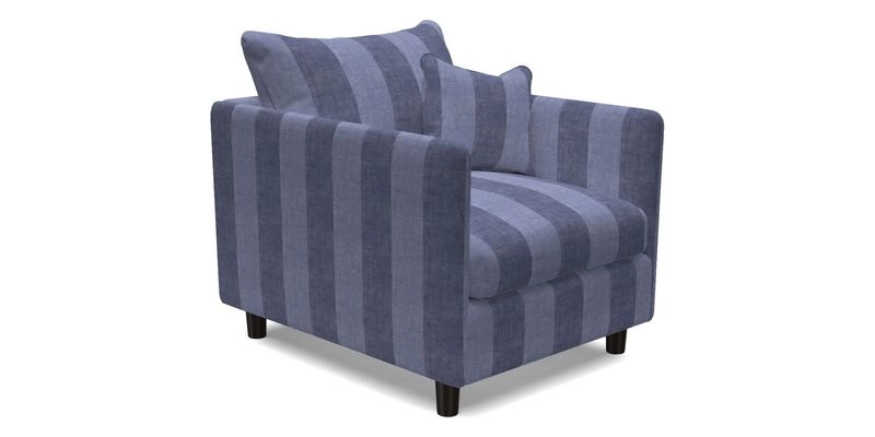 Madehurst Chair in Two Tone Plain Biscuit. Loose cover option available