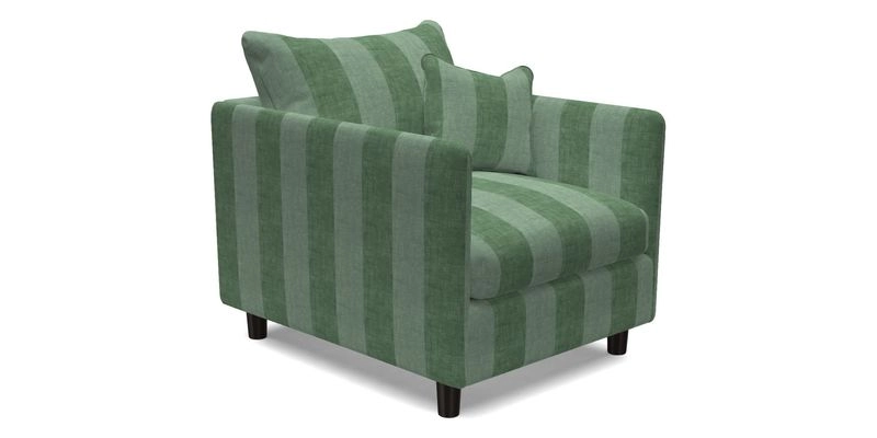 Madehurst Chair in Two Tone Plain Biscuit. Loose cover option available