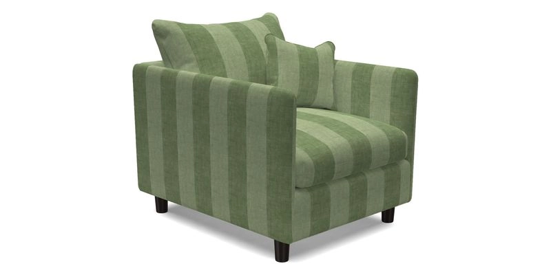 Madehurst Chair in Two Tone Plain Biscuit. Loose cover option available