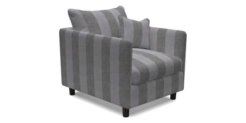 Madehurst Chair in Two Tone Plain Biscuit. Loose cover option available