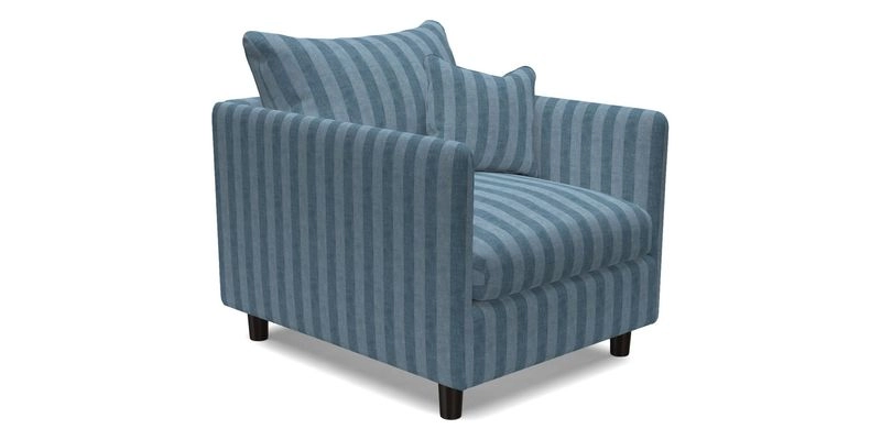 Madehurst Chair in Two Tone Plain Biscuit. Loose cover option available