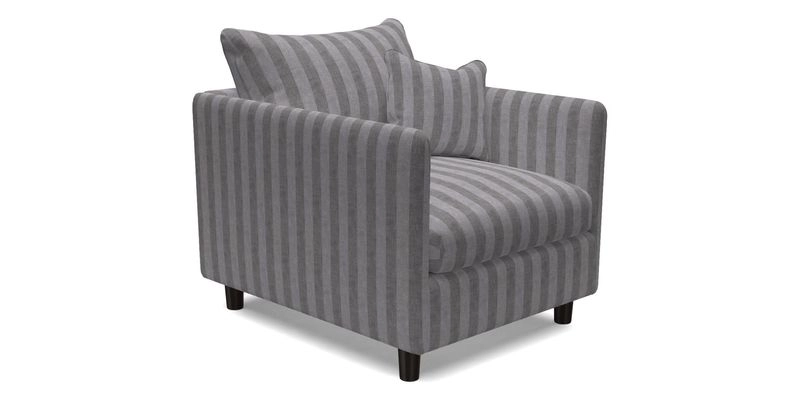 Madehurst Chair in Two Tone Plain Biscuit. Loose cover option available