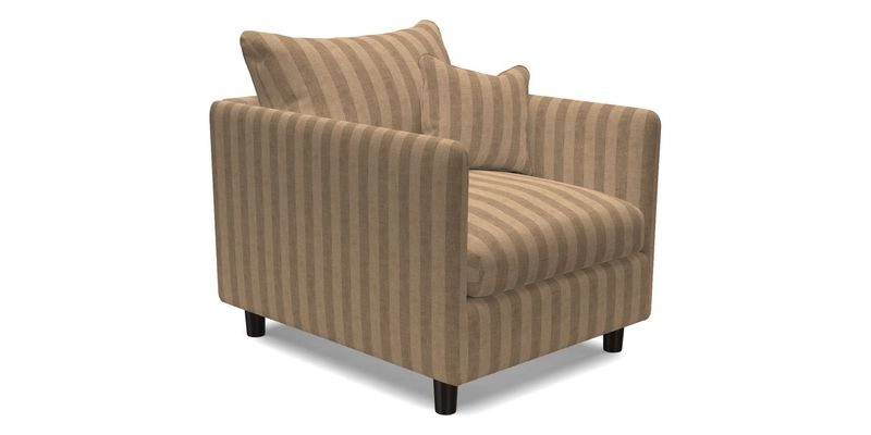 Madehurst Chair in Two Tone Plain Biscuit. Loose cover option available
