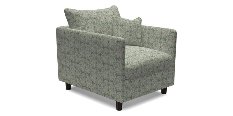 Madehurst Chair in Two Tone Plain Biscuit. Loose cover option available