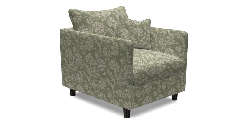 Madehurst Chair in Two Tone Plain Biscuit. Loose cover option available