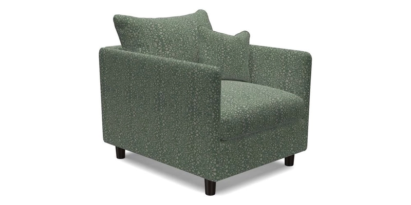 Madehurst Chair in Two Tone Plain Biscuit. Loose cover option available