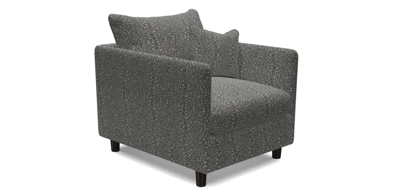 Madehurst Chair in Two Tone Plain Biscuit. Loose cover option available