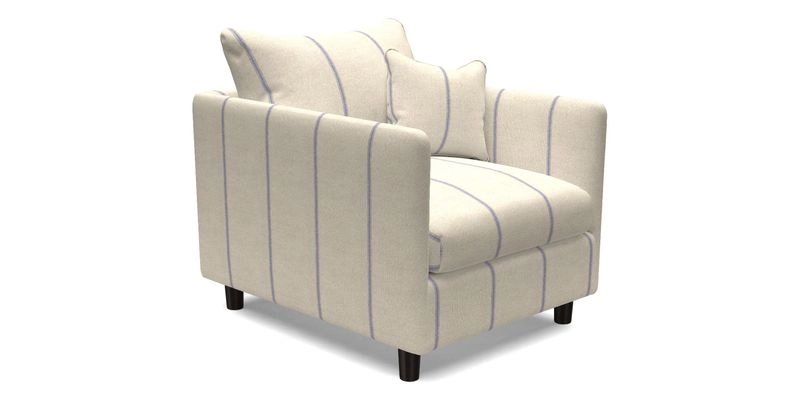 Madehurst Chair in Two Tone Plain Biscuit. Loose cover option available