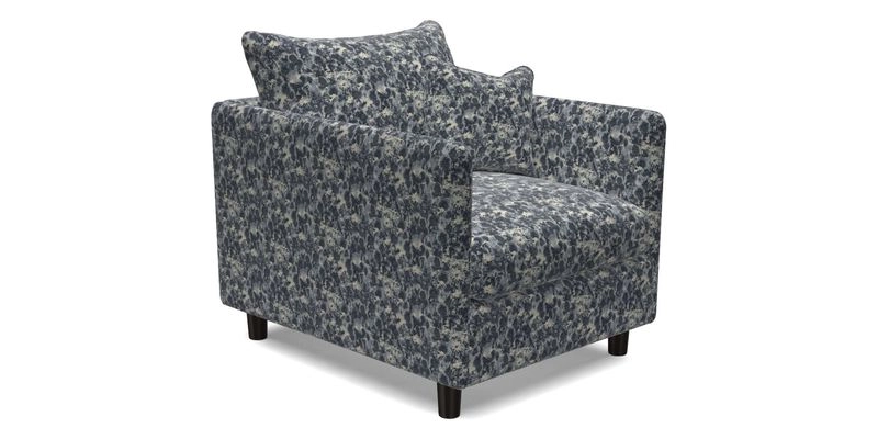 Madehurst Chair in Two Tone Plain Biscuit. Loose cover option available