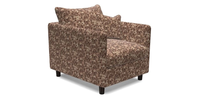 Madehurst Chair in Two Tone Plain Biscuit. Loose cover option available