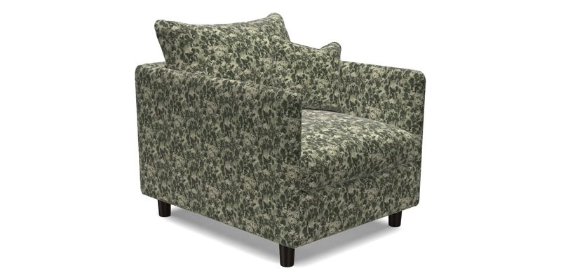 Madehurst Chair in Two Tone Plain Biscuit. Loose cover option available