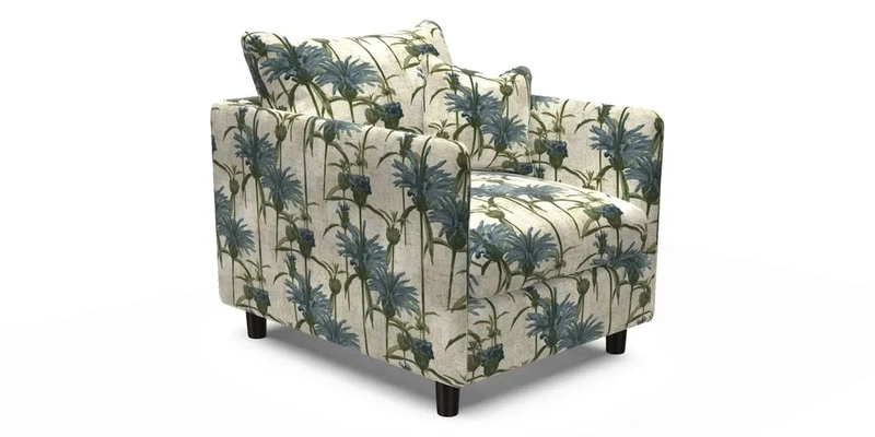 Madehurst Chair in Two Tone Plain Biscuit. Loose cover option available