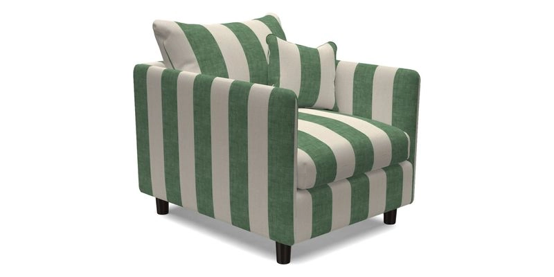 Madehurst Chair in Two Tone Plain Biscuit. Loose cover option available