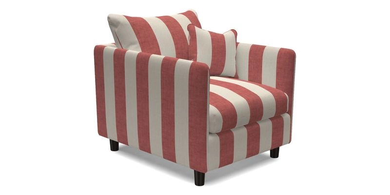 Madehurst Chair in Two Tone Plain Biscuit. Loose cover option available