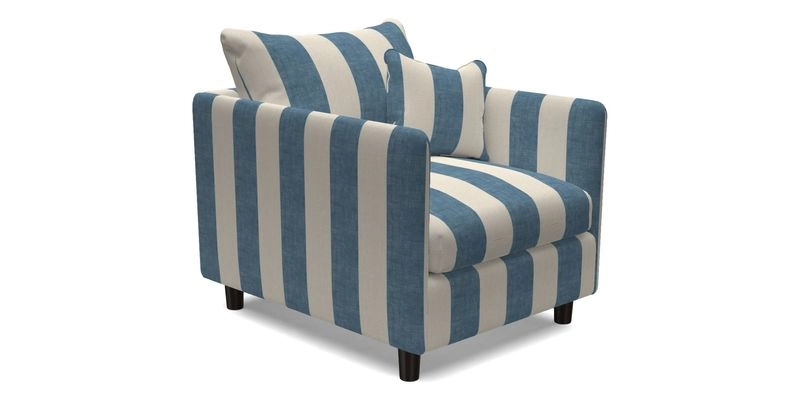 Madehurst Chair in Two Tone Plain Biscuit. Loose cover option available