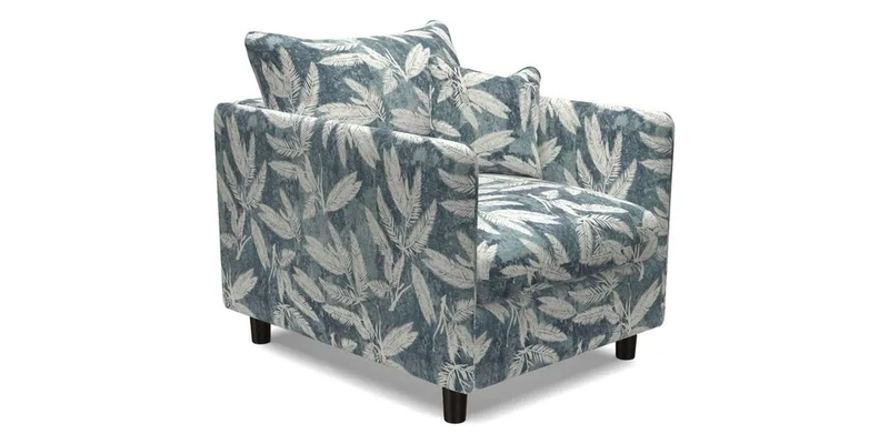 Madehurst Chair in Two Tone Plain Biscuit. Loose cover option available