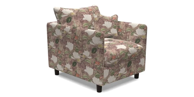 Madehurst Chair in Two Tone Plain Biscuit. Loose cover option available