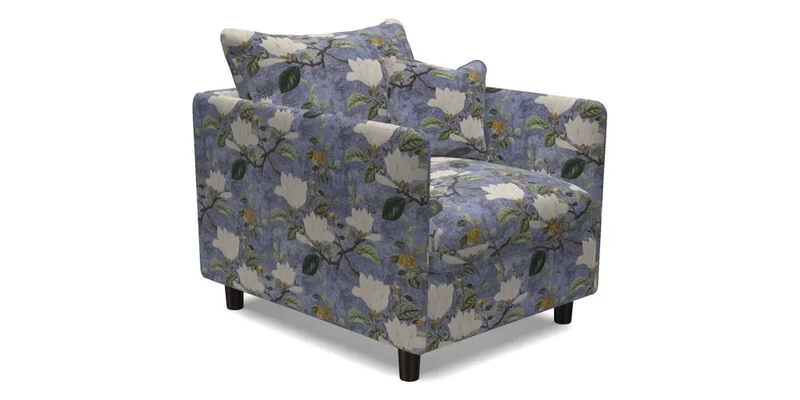 Madehurst Chair in Two Tone Plain Biscuit. Loose cover option available