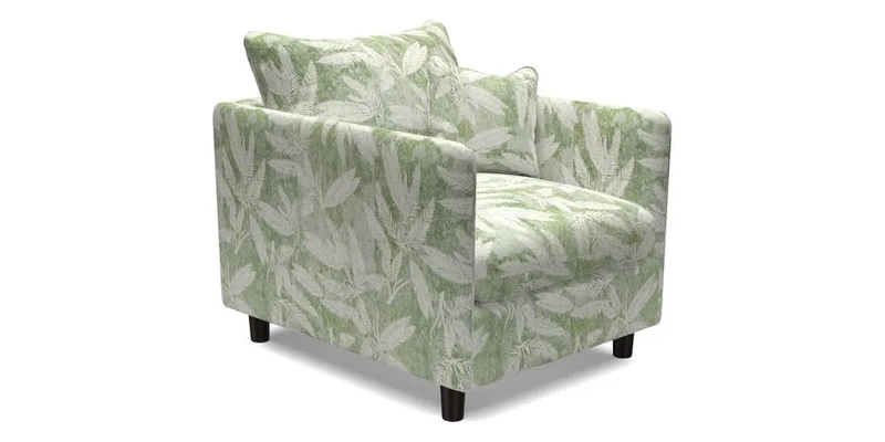 Madehurst Chair in Two Tone Plain Biscuit. Loose cover option available