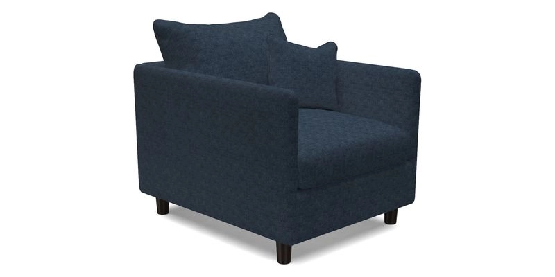 Madehurst Chair in Two Tone Plain Biscuit. Loose cover option available