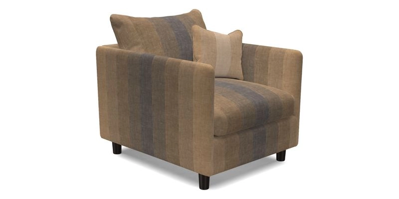 Madehurst Chair in Two Tone Plain Biscuit. Loose cover option available