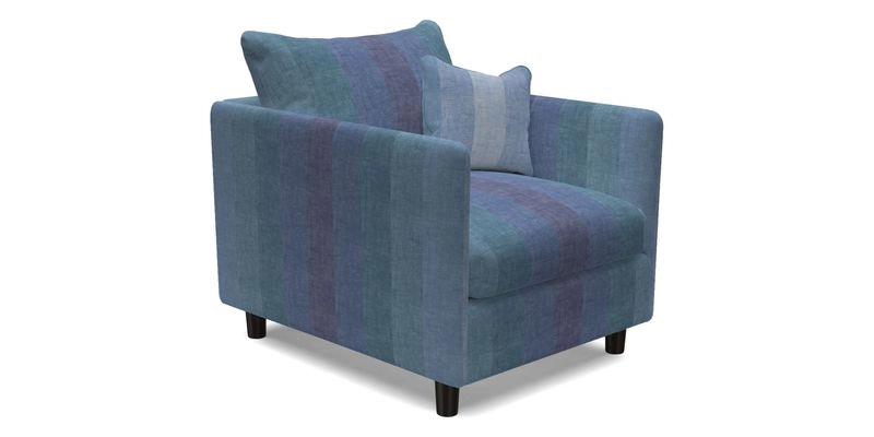 Madehurst Chair in Two Tone Plain Biscuit. Loose cover option available