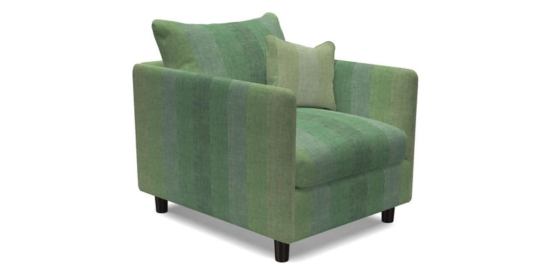 Madehurst Chair in Two Tone Plain Biscuit. Loose cover option available