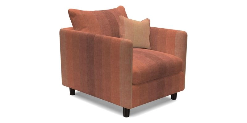 Madehurst Chair in Two Tone Plain Biscuit. Loose cover option available