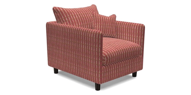 Madehurst Chair in Two Tone Plain Biscuit. Loose cover option available