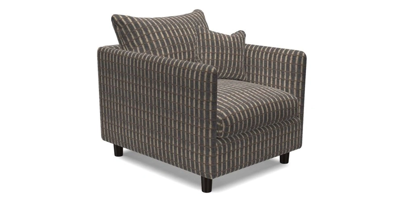 Madehurst Chair in Two Tone Plain Biscuit. Loose cover option available