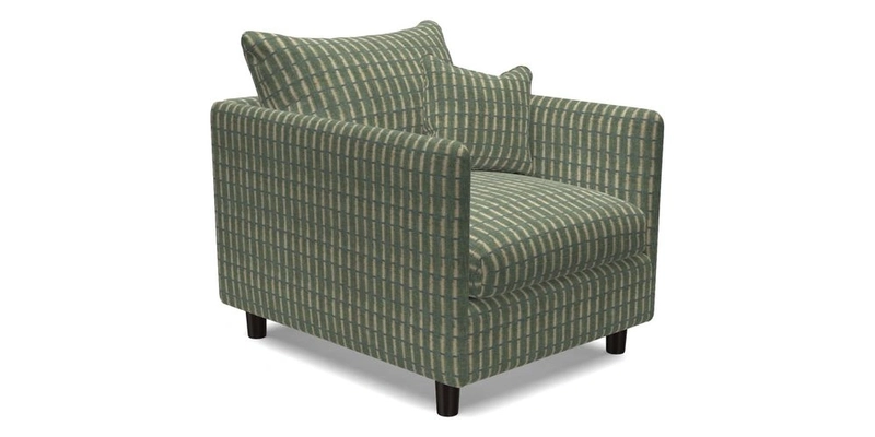 Madehurst Chair in Two Tone Plain Biscuit. Loose cover option available