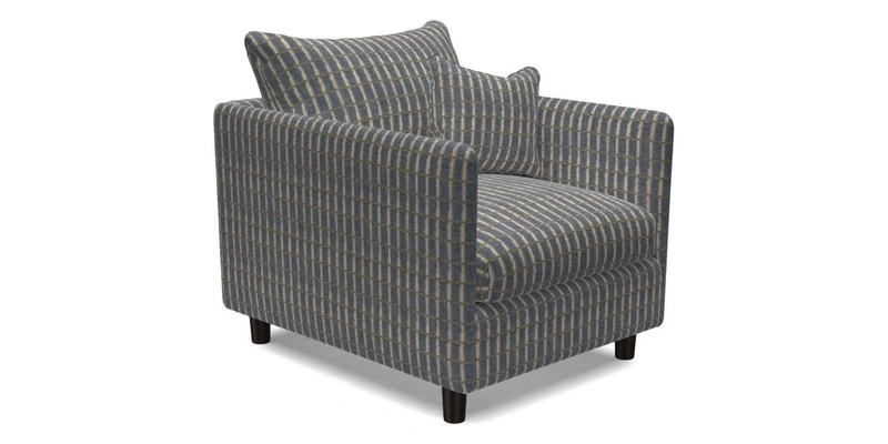 Madehurst Chair in Two Tone Plain Biscuit. Loose cover option available