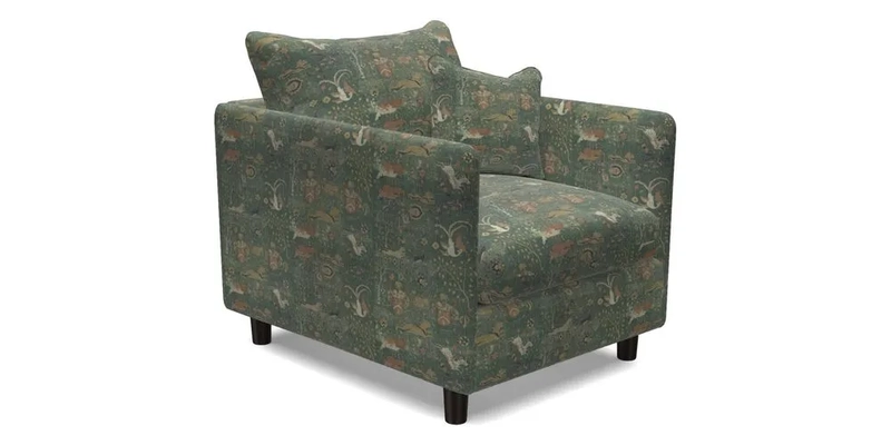 Madehurst Chair in Two Tone Plain Biscuit. Loose cover option available