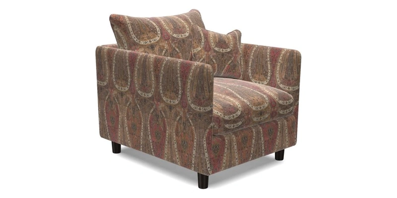 Madehurst Chair in Two Tone Plain Biscuit. Loose cover option available