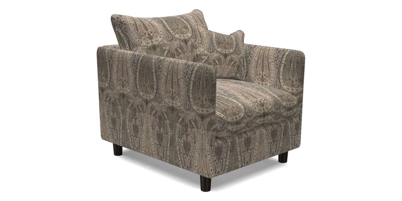 Madehurst Chair in Two Tone Plain Biscuit. Loose cover option available